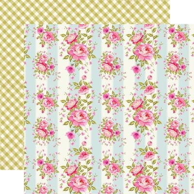 Echo Park - Grandma - 12&quot;x12&quot; Double-sided Paper - Vintage-Flora