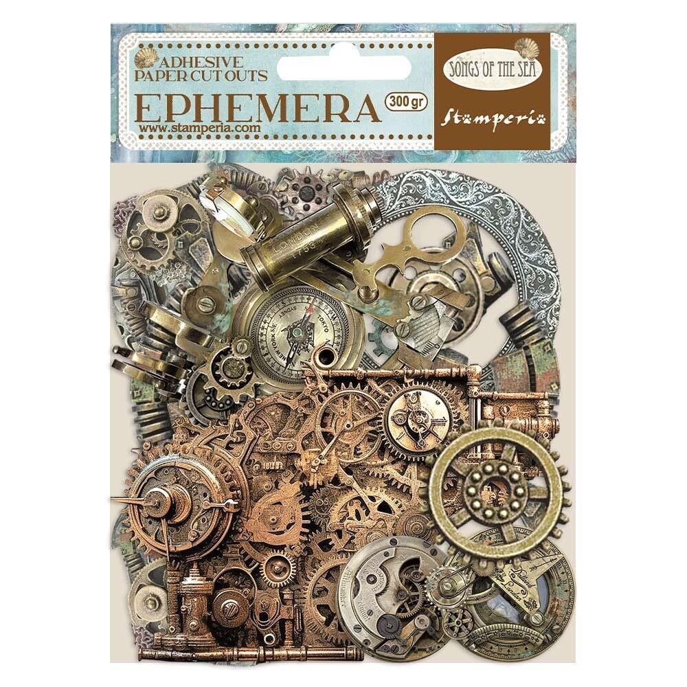 Stamperia - Songs of the Sea - Ephemera - Pipes and Mechanism