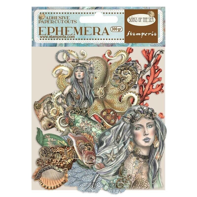 Stamperia - Songs of the Sea - Ephemera - Mermaids