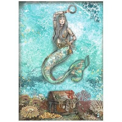 Stamperia - Songs of the Sea - A4 Rice Paper - Mermaid