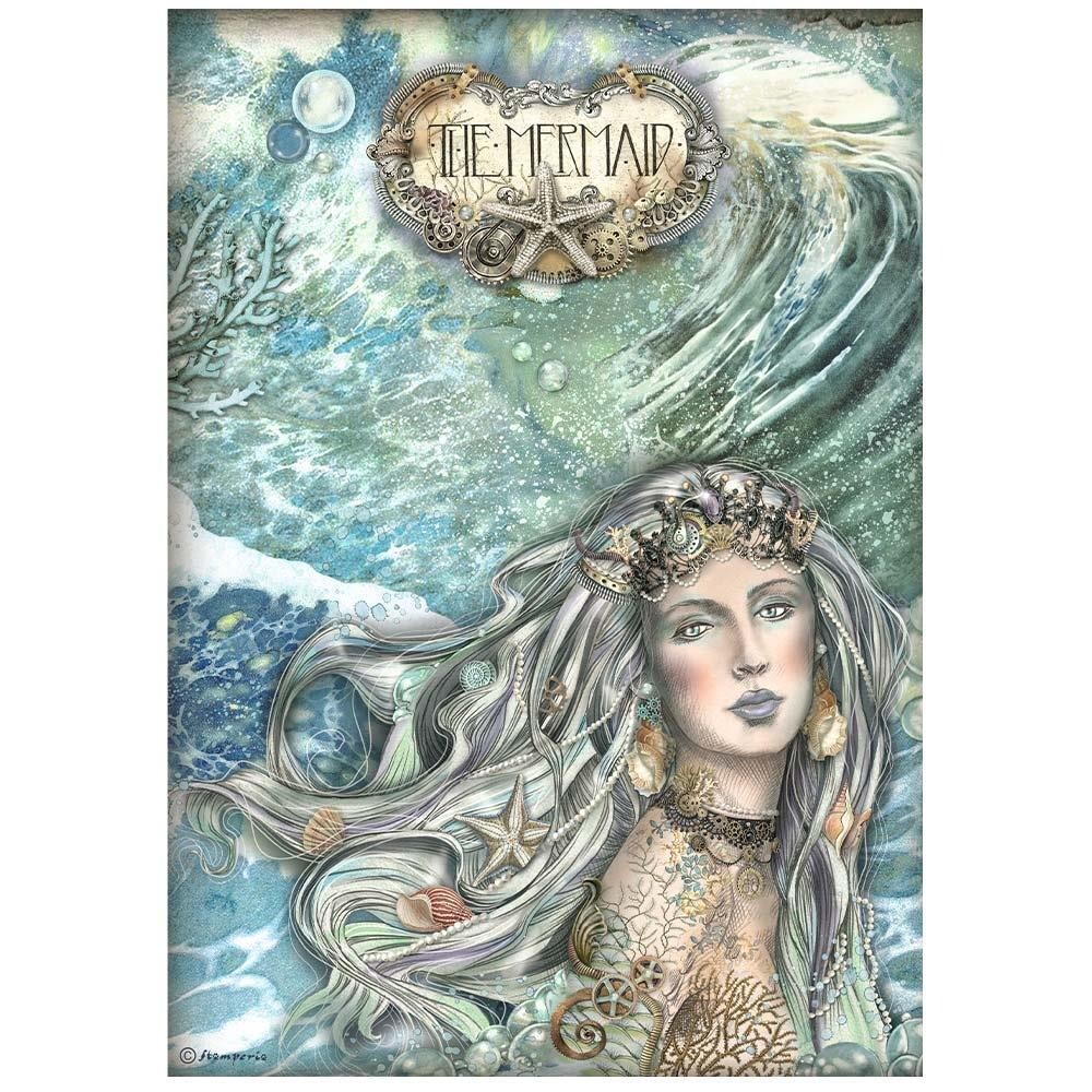 Stamperia - Songs of the Sea - A4 Rice Paper - The Mermaid
