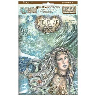 Stamperia - Songs of the Sea - A4 Rice Paper - 6 Pack