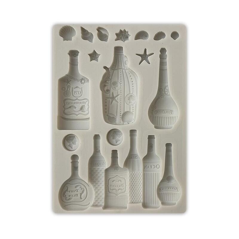 Stamperia - Songs of the Sea - A6 Silicone Mould  - Bottles