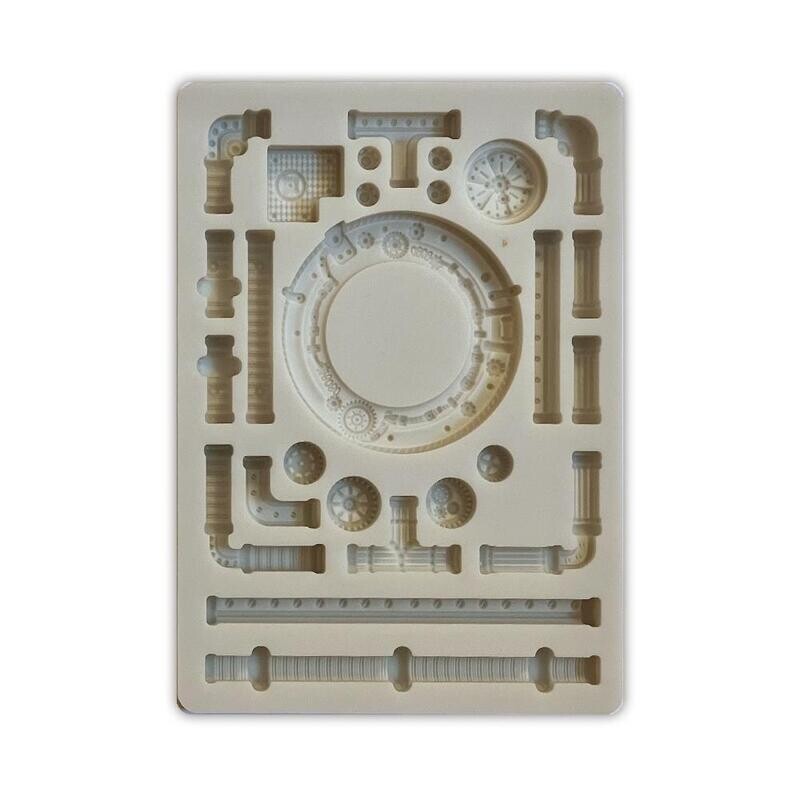 Stamperia - Songs of the Sea - A6 Silicone Mould  - Pipes
