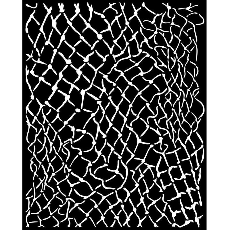 Stamperia - Thick Stencil - Songs of the Sea - Net