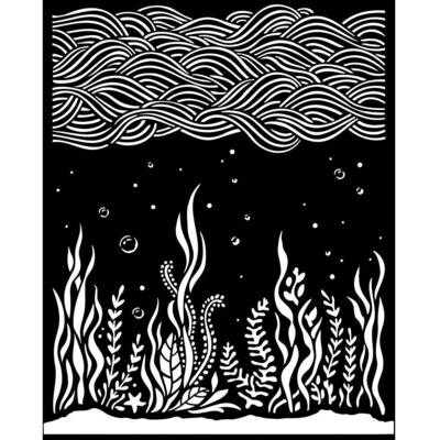 Stamperia - Thick Stencil - Songs of the Sea - Corals and Poseidonais