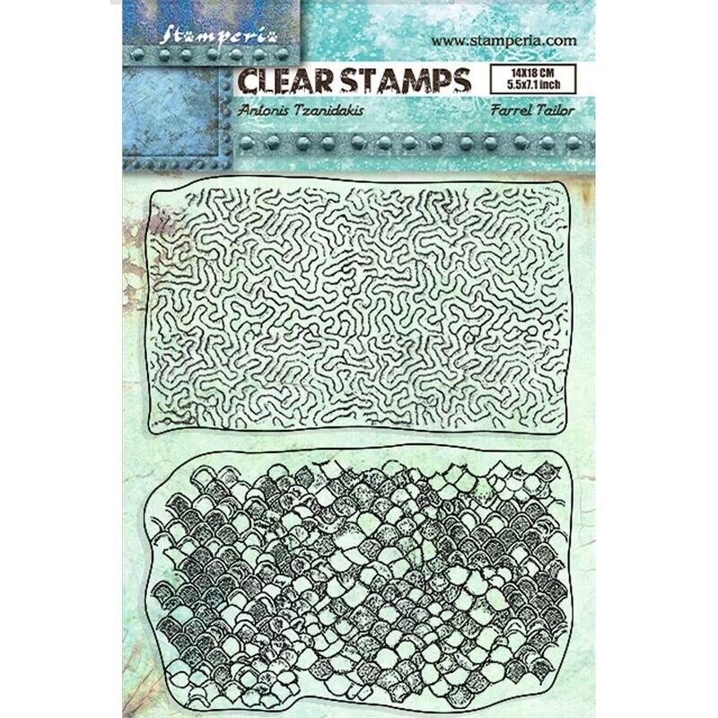 Stamperia - Clear Stamp - Songs of the Sea - Double Texture