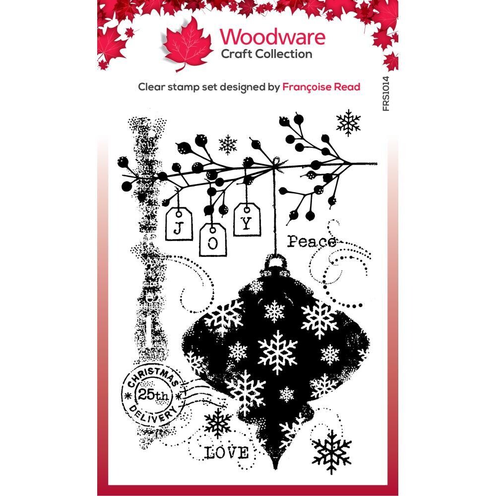 Woodware Craft Collection - Clear Stamp - Winter Bauble
