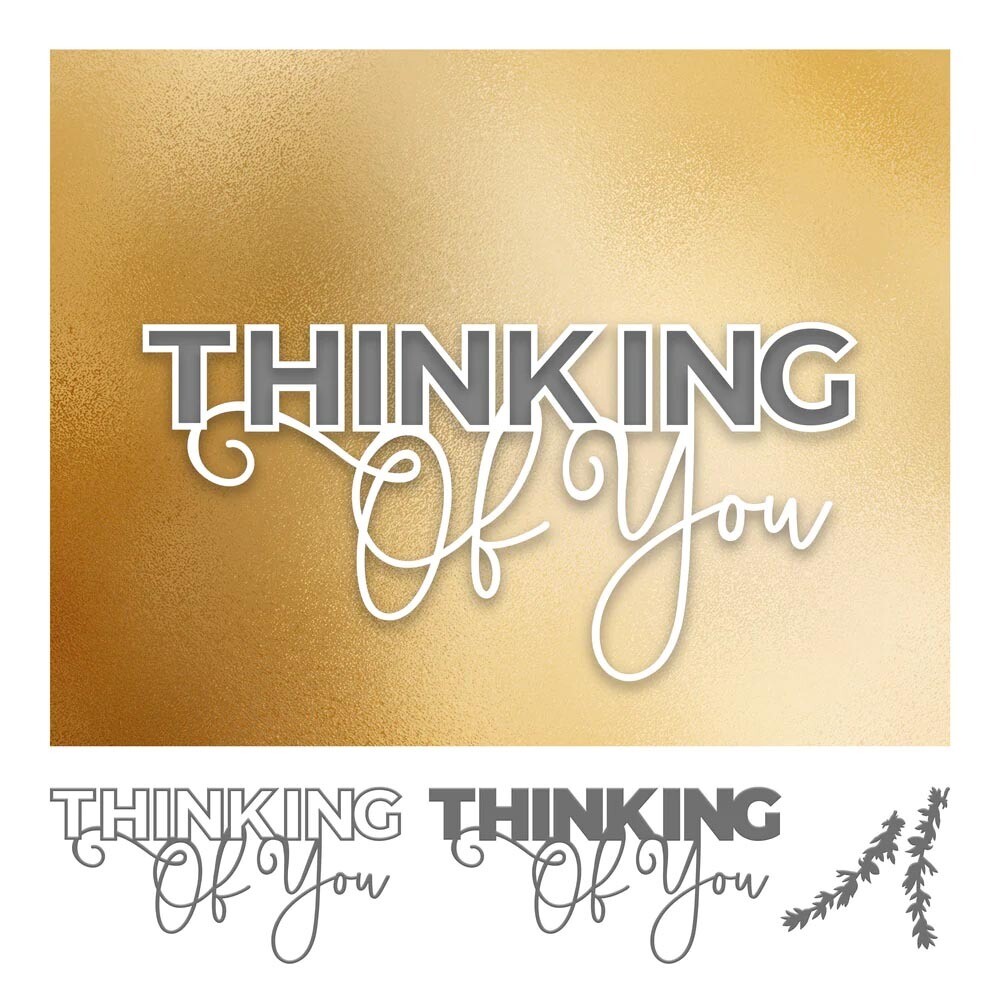 Couture Creations - Metal Cutting Die - Thinking of You