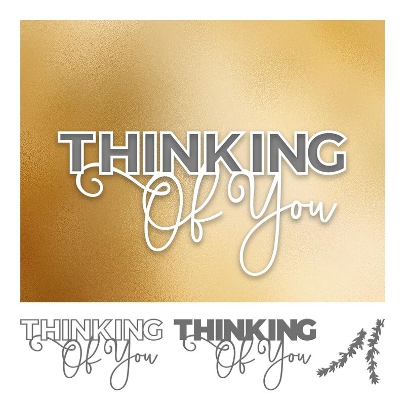 Couture Creations - Metal Cutting Die - Thinking of You