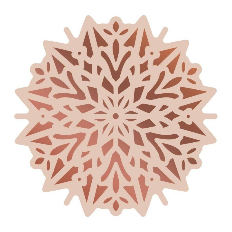 Couture Creations - Christmas Hot Foil Stamp/Die - Poinsettia Doily