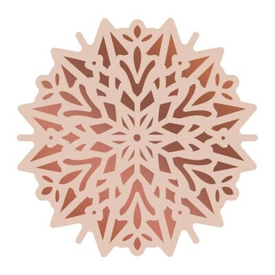 Couture Creations - Christmas Hot Foil Stamp/Die - Poinsettia Doily