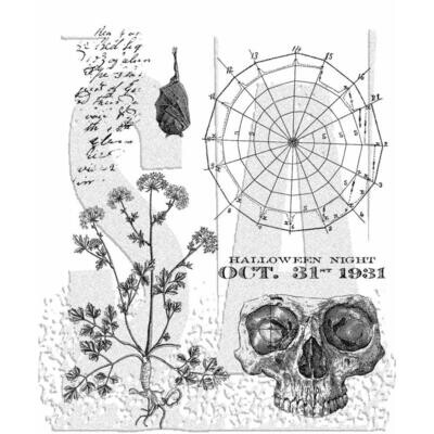 Stampers Anonymous - Tim Holtz - Cling Mount Stamps - Obscurity