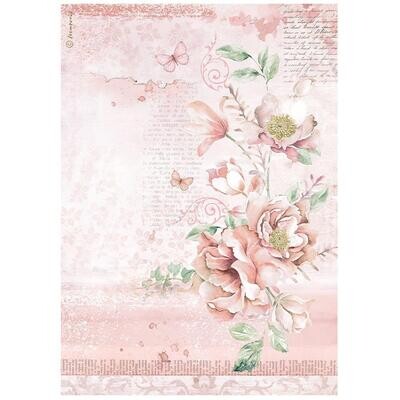 Stamperia - Roseland - A4 Rice Paper - Flowers