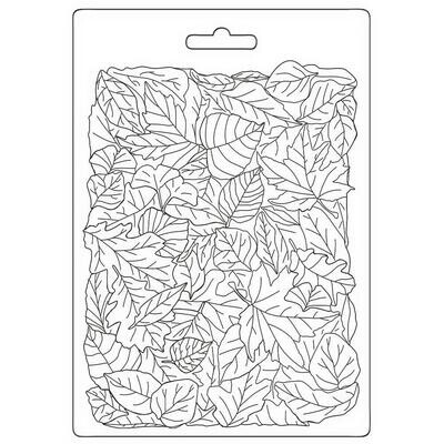 Stamperia - Woodland - A5 Soft Mould - Leaves Patterns