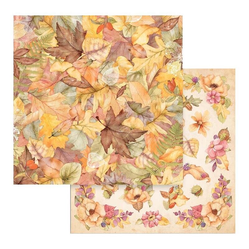 Stamperia - Woodland - 12" x 12" Double-sided Paper - Leaves