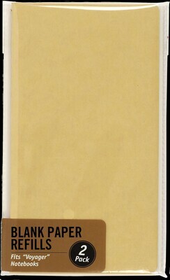 Peter Pauper Press - Voyager Notebook Refills - Blank Paper