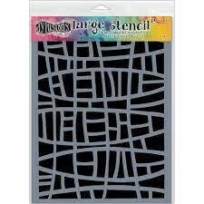 Ranger - Dylusions - Large Stencil - Stained Glass