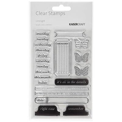 Kaisercraft - Clear Stamp - Limelight