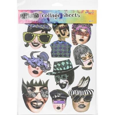 Ranger - Dyan Deaveley&#39;s - Dylusions - Collage Sheets - Set 1
