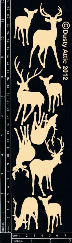 Dusty Attic - Chipboard - Deer