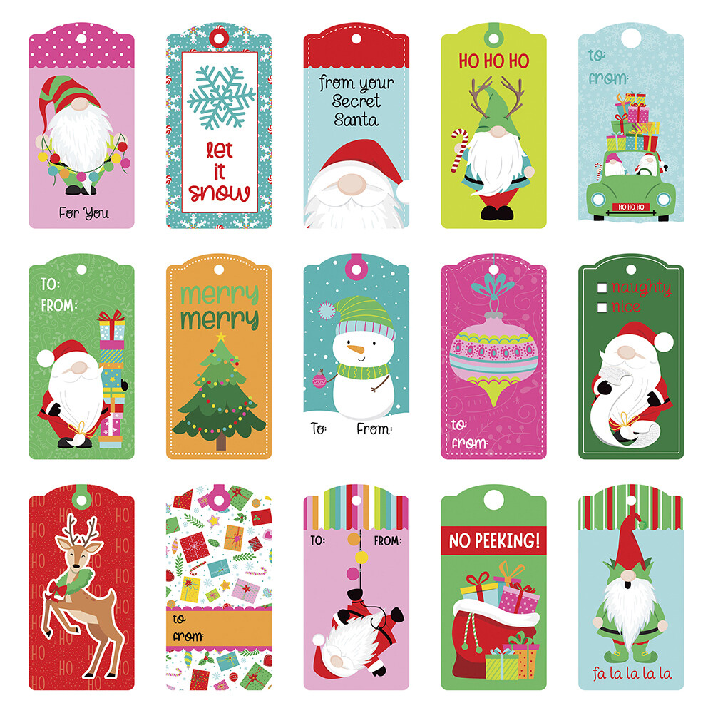 Photoplay -  12&quot;x12&quot; Double-sided paper - Tulla and Norberts&#39; Christmas Party - Tags