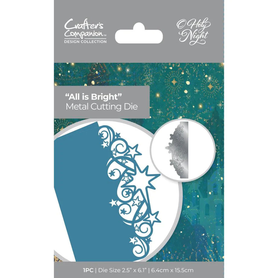 Crafter&#39;s Companion - Metal Die - Oh Holy Night - All is Bright