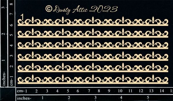 Dusty Attic - Chipboard - Mini Trim #1