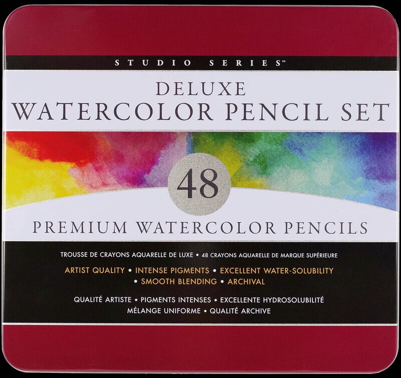 Peter Pauper Press - Studio Series Watercolour Pencil Set - set of 48