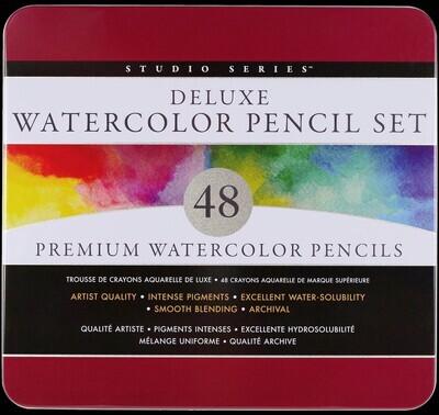 Peter Pauper Press - Studio Series Watercolour Pencil Set - set of 48