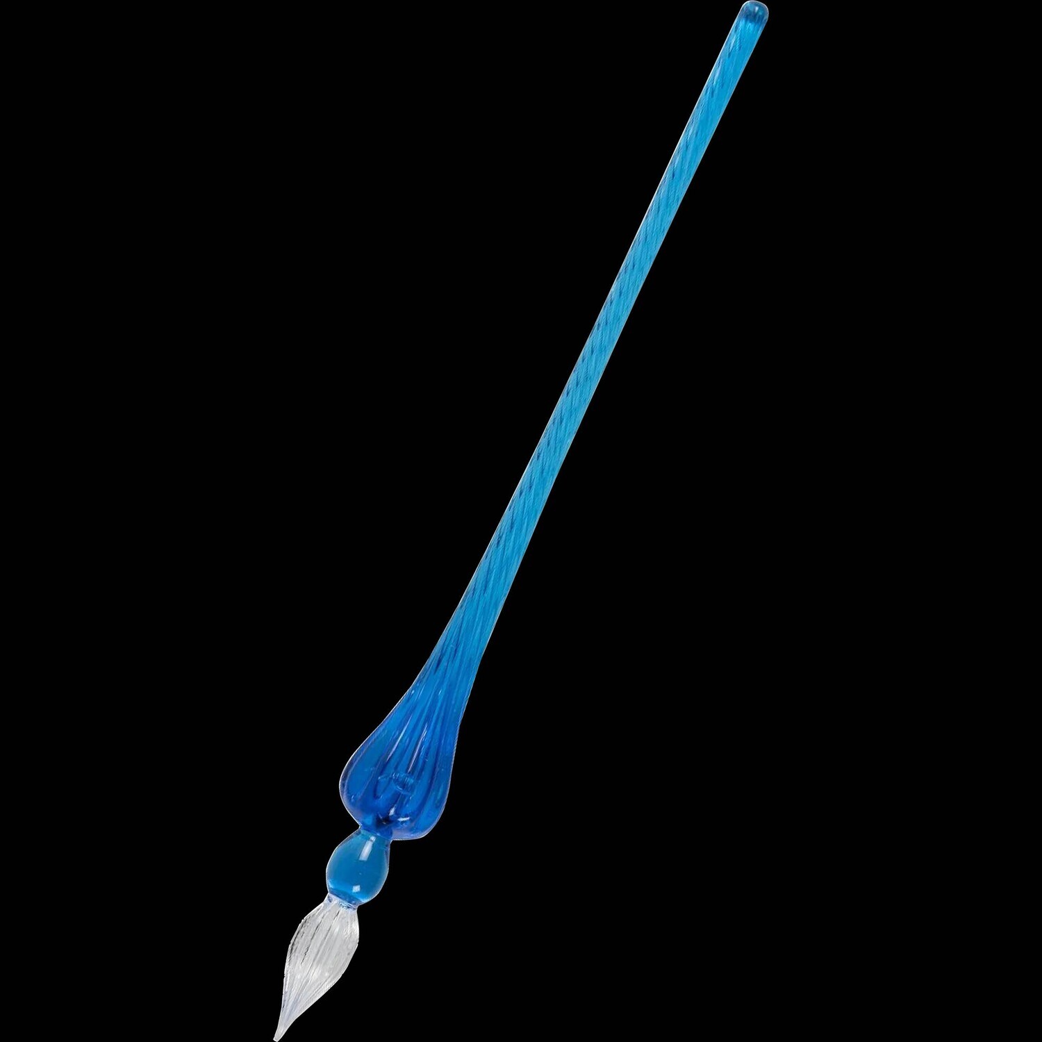 Herbin - Round Glass Pen - Blue