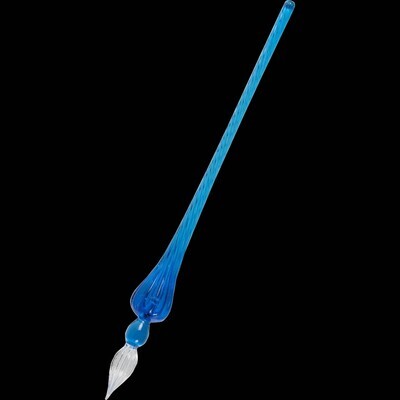 Herbin - Round Glass Pen - Blue
