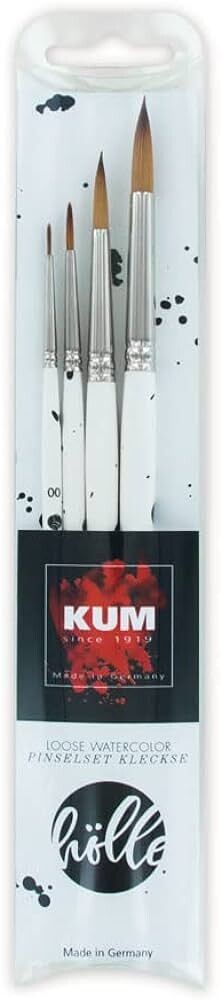 KUM - Watercolour Brush Set - Loose