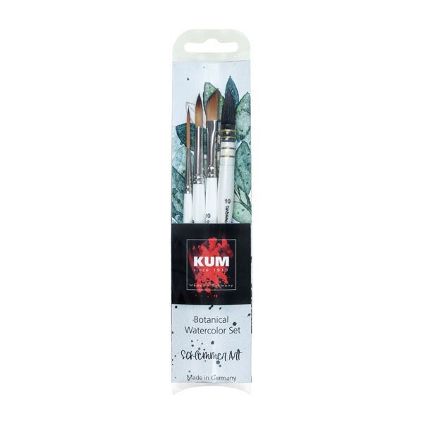 KUM - Watercolour Brush Set - Botanical