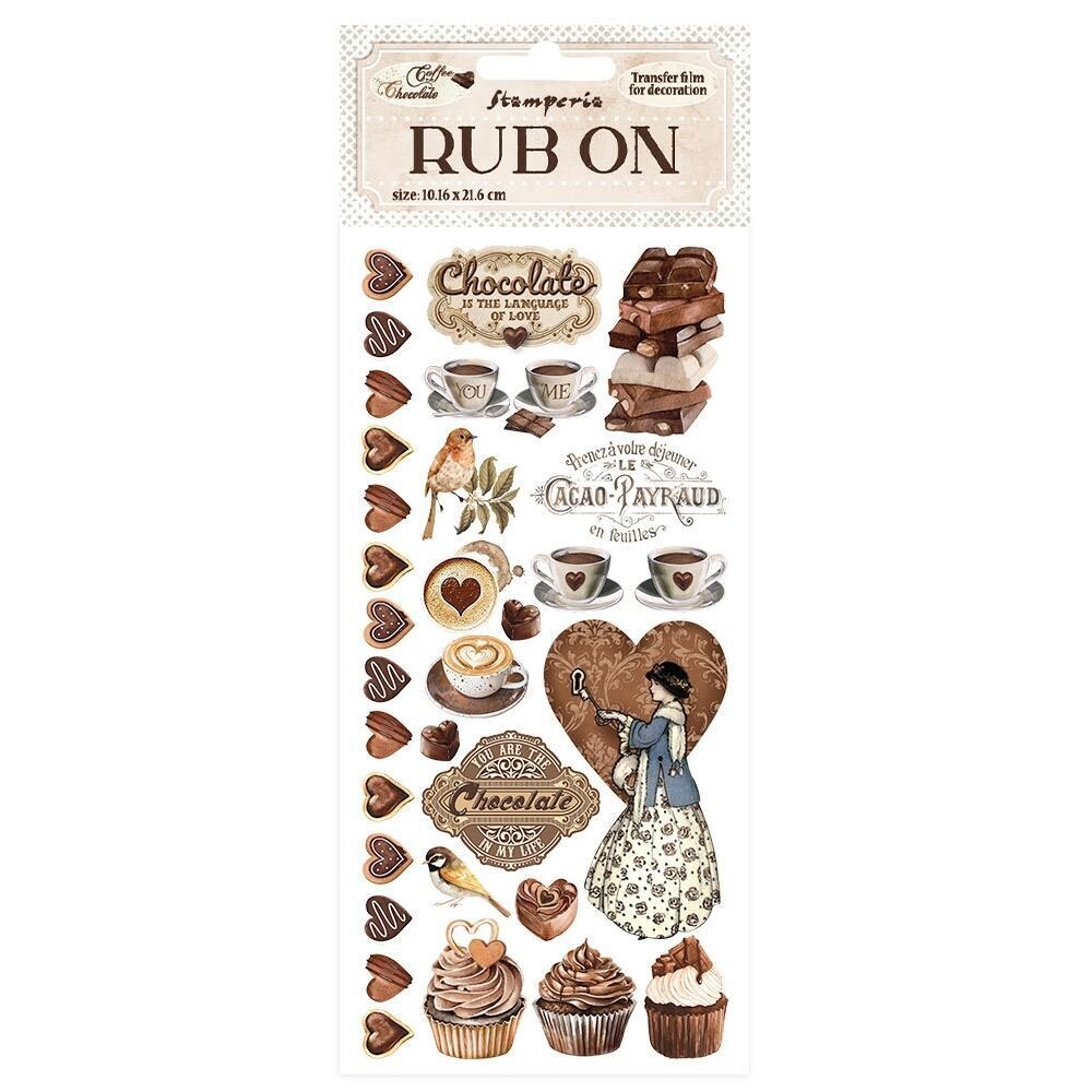 Stamperia - Coffee and Chocolate - Rub-ons - Sweety
