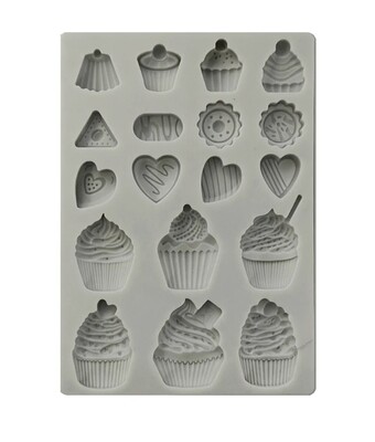 Stamperia - Coffee and Chocolate - A5 Silicone Mould - Sweets