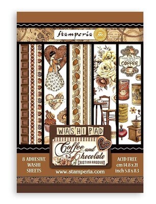 Stamperia - Coffee and Chocolate - Washi Tape Pad