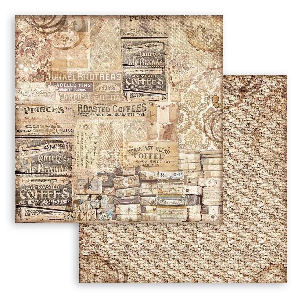 Stamperia - Coffee and Chocolate - 12&quot;x12&quot; Double-sided Paper - Pattern