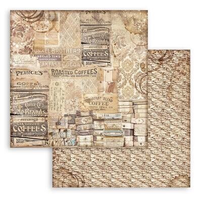 Stamperia - Coffee and Chocolate - 12&quot;x12&quot; Double-sided Paper - Pattern