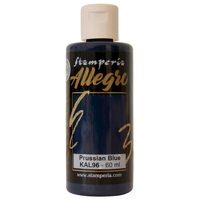 Stamperia - Allegro Acrylic Paint - 60ml - Prussian Blue
