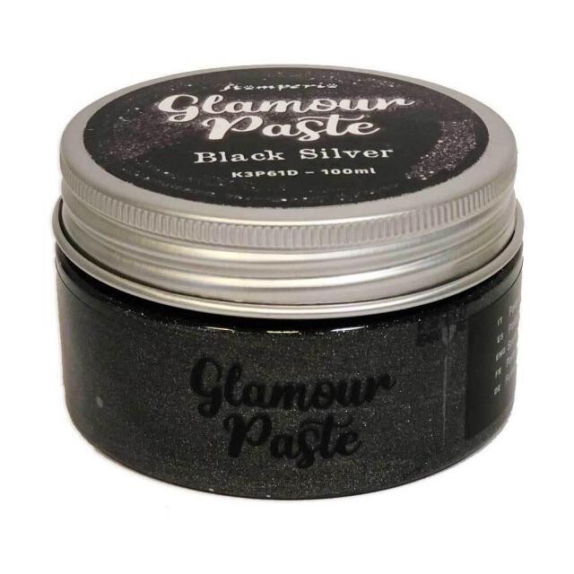 Stamperia - Glamour Paste - Black Silver