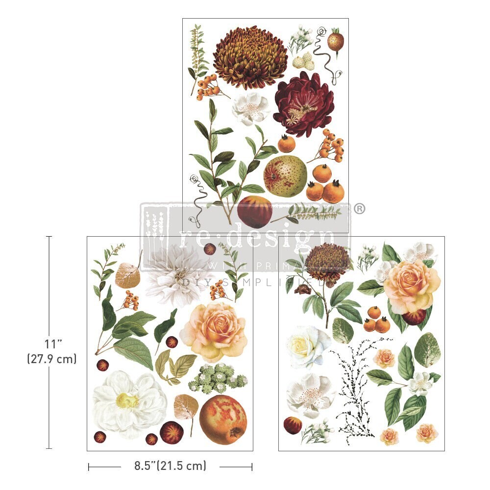 Prima Marketing - Middy Decor Transfers - Seasonal Splendor