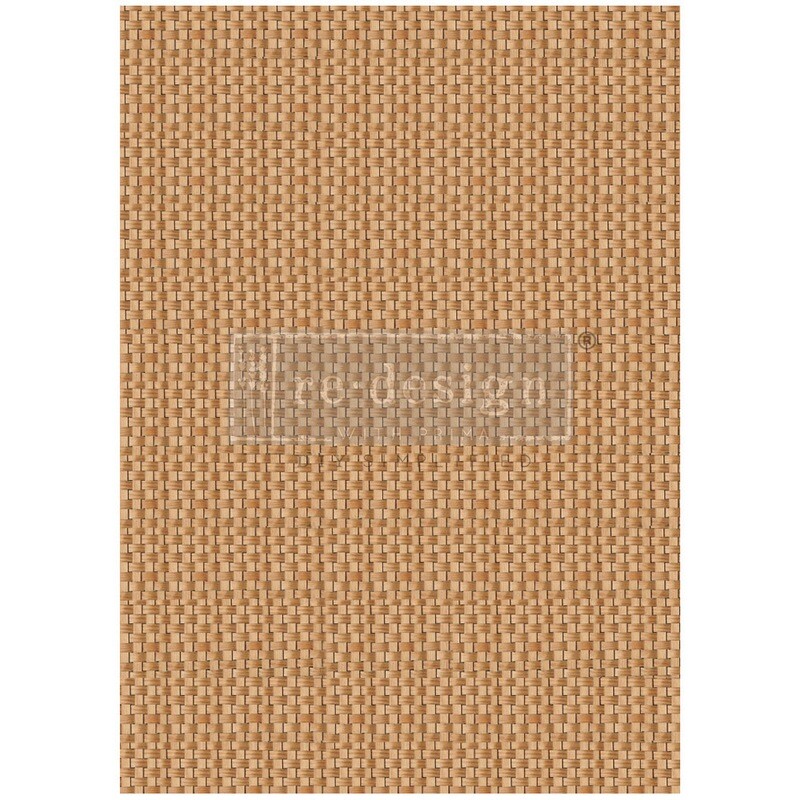 Prima Marketing - Re-Design - A1 Decoupage Fiber Paper - Artisanal Basket Charm