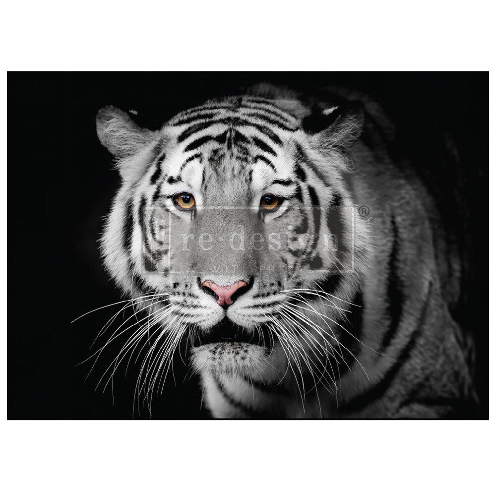 Prima Marketing - Re-Design - A1 Decoupage Fiber Paper - Monochrome Majesty