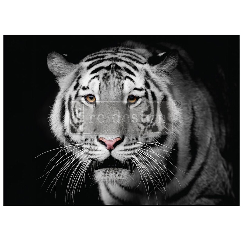Prima Marketing - Re-Design - A1 Decoupage Fiber Paper - Monochrome Majesty