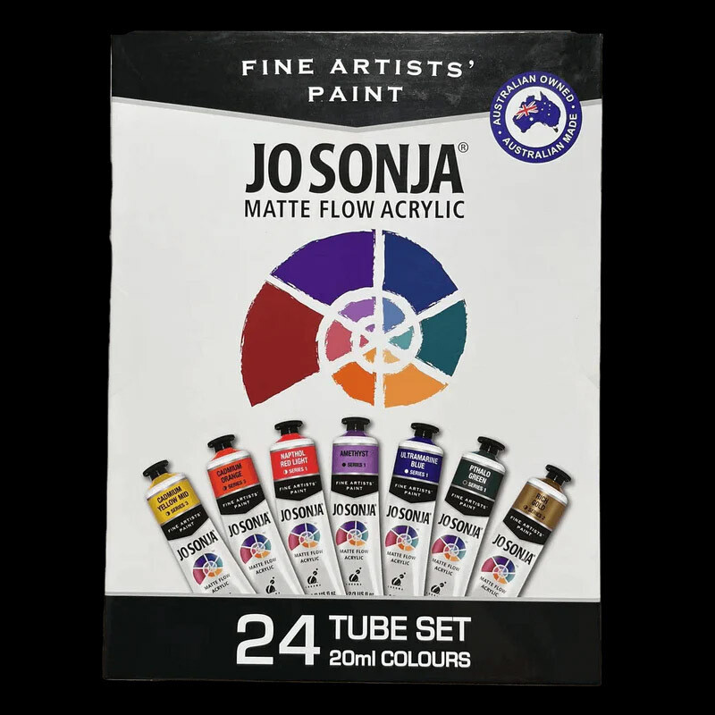 Chroma - Atelier - Matte Flow Acrylic - 24 x 20ml  Colours