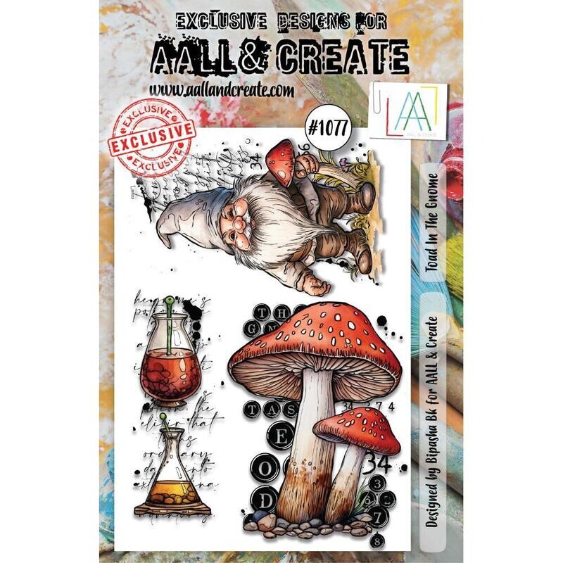 AALL &amp; Create - Clear Stamp Set - Toad In The Gnome - #1077
