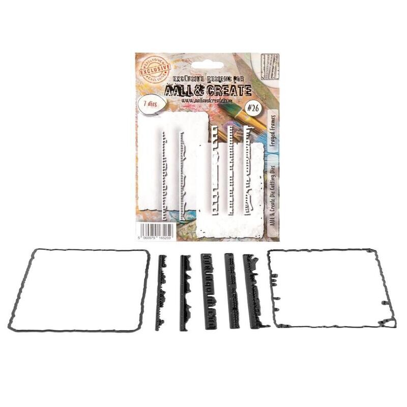 AALL &amp; Create - Metal Die set - Frayed Frames - #26