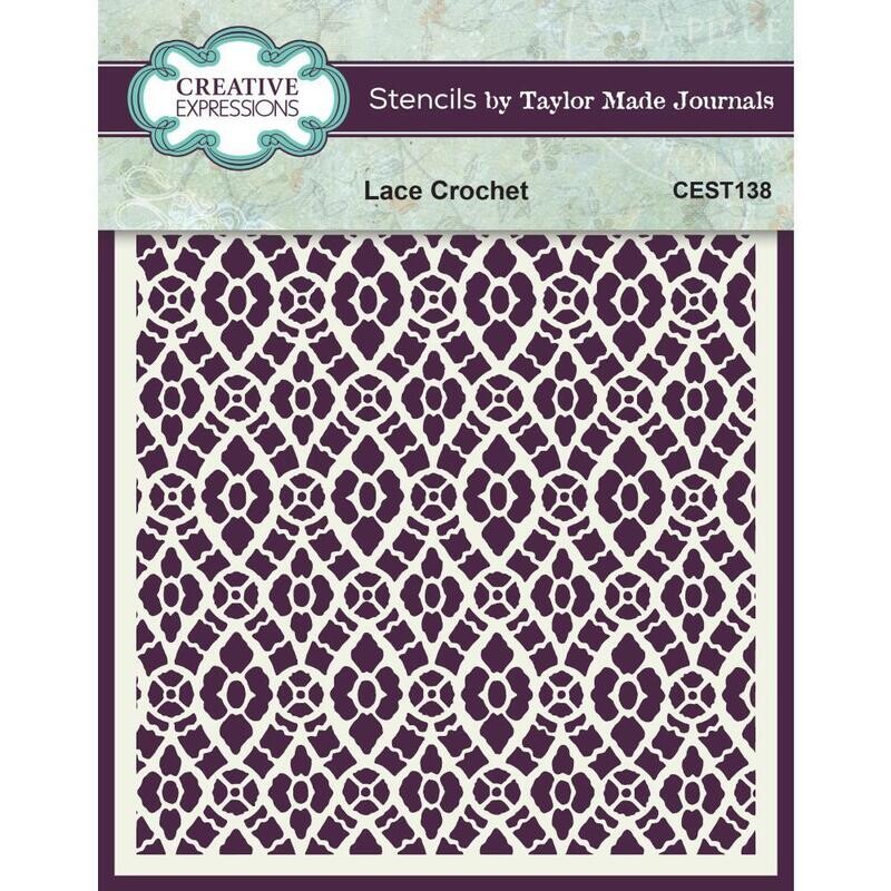 Creative Expressions - Stencil - Lace Crochet