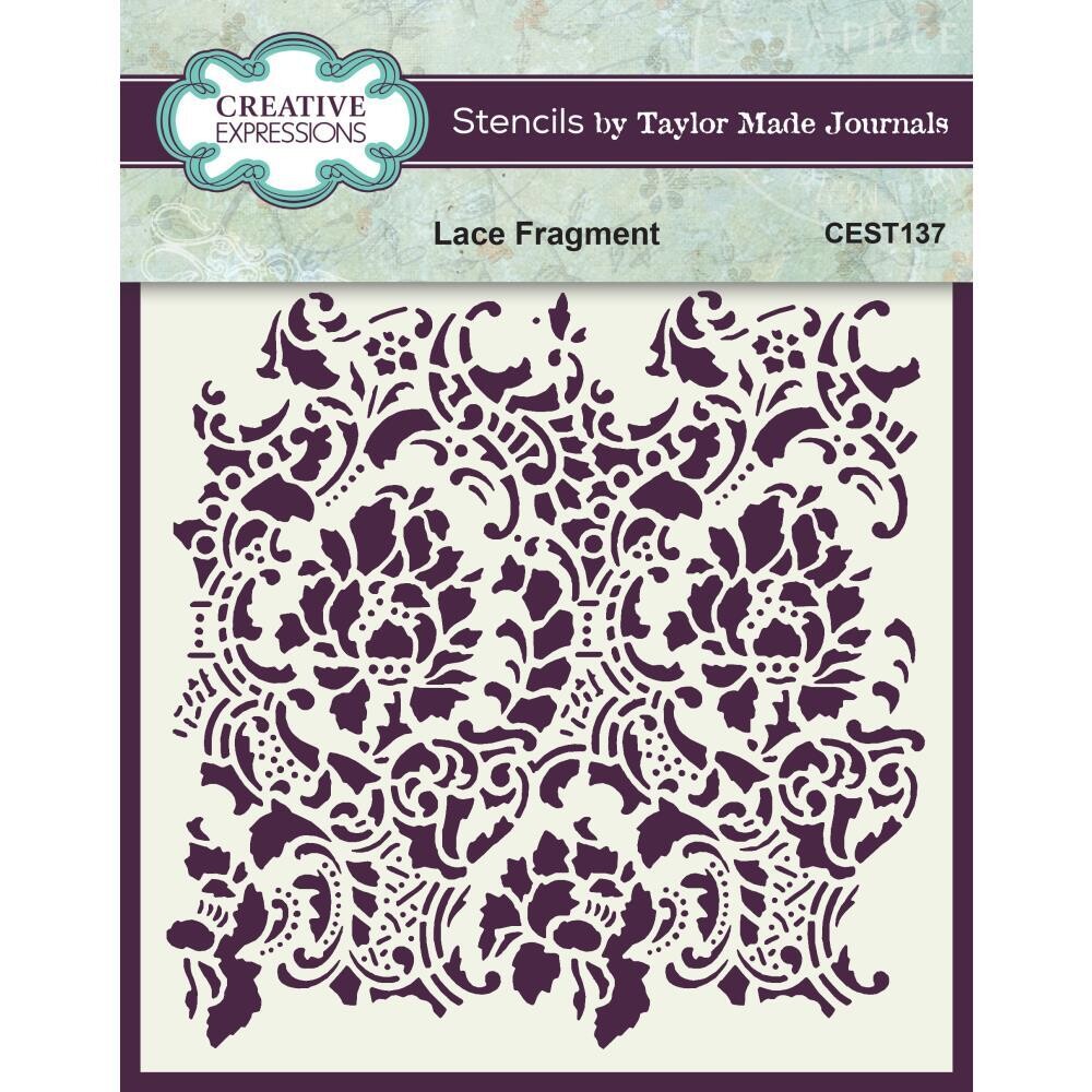 Creative Expressions - Stencil - Lace Fragments